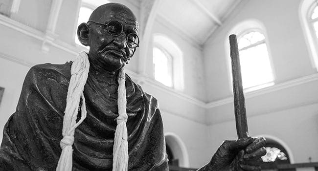 gandhi Where is the willingness to suffer for your beliefs?
