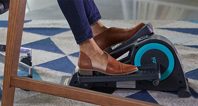 Cubii jr. fitness workout Cubii Jr. offers an easy, quiet workout while you sit