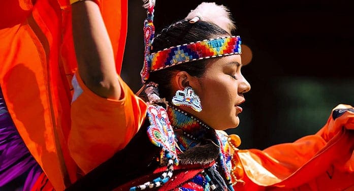 Alicia Cardinal powwow dancing Cree-Métis heritage culture Education grad and powwow dancer follows in her father’s footsteps