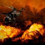 Helicoptor-military-bomb